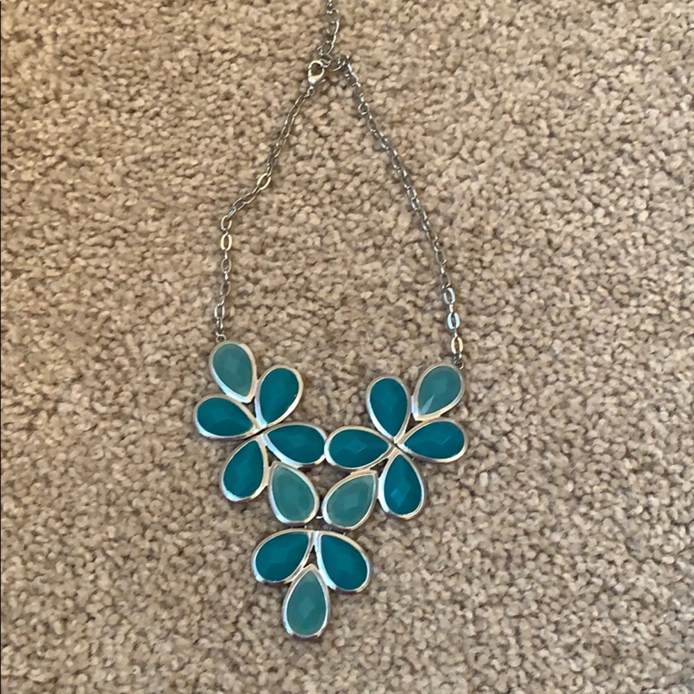 Turquoise tear drop necklace